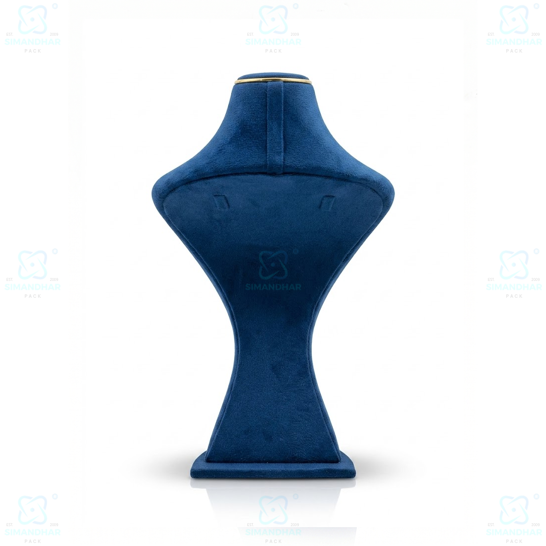 Luxury Velvet Necklace Display Dummy for Jewellery Showroom