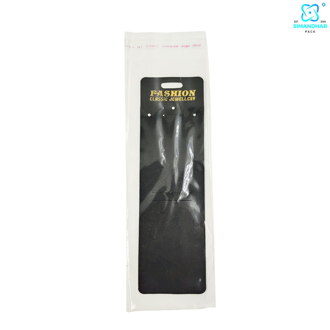 Premium Black Set Card for Fashion Jewellery Presentation