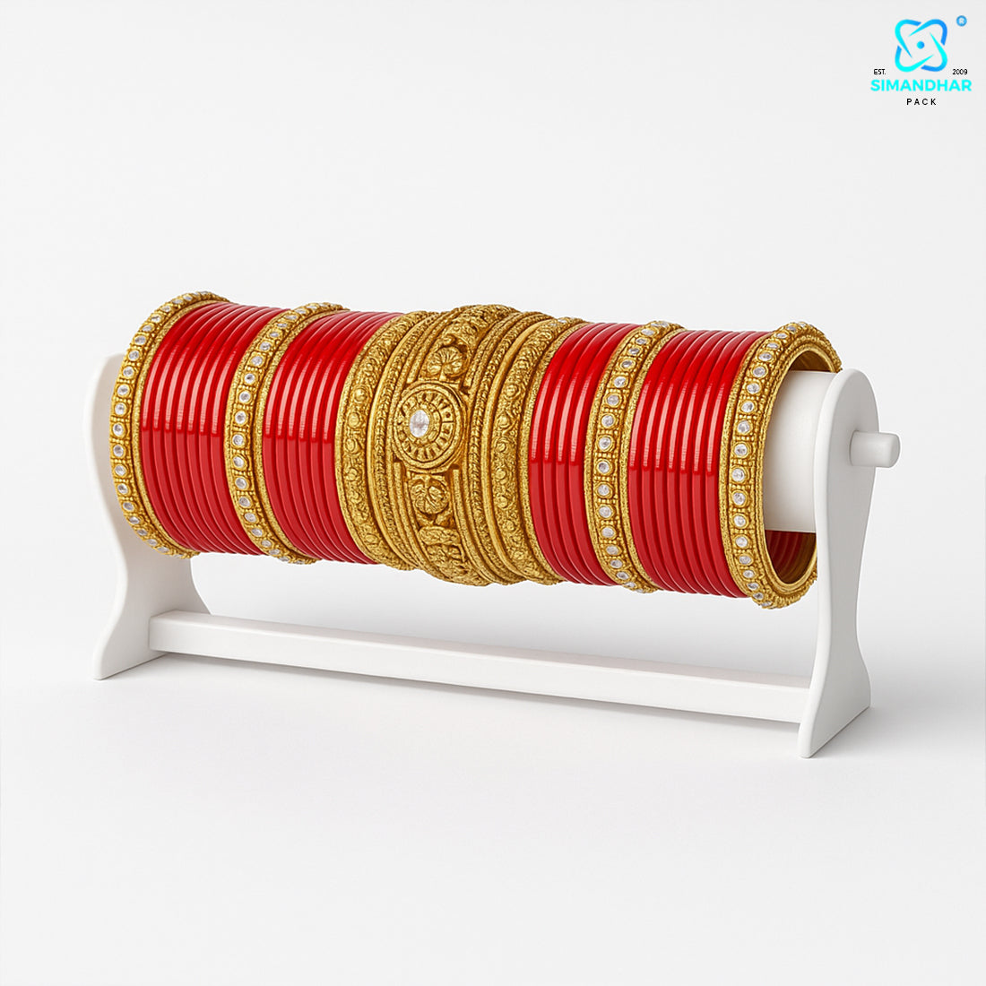 1 Roll white , Black Bangle Display Stand for Shop & Home – Jewelry Organizer Holder