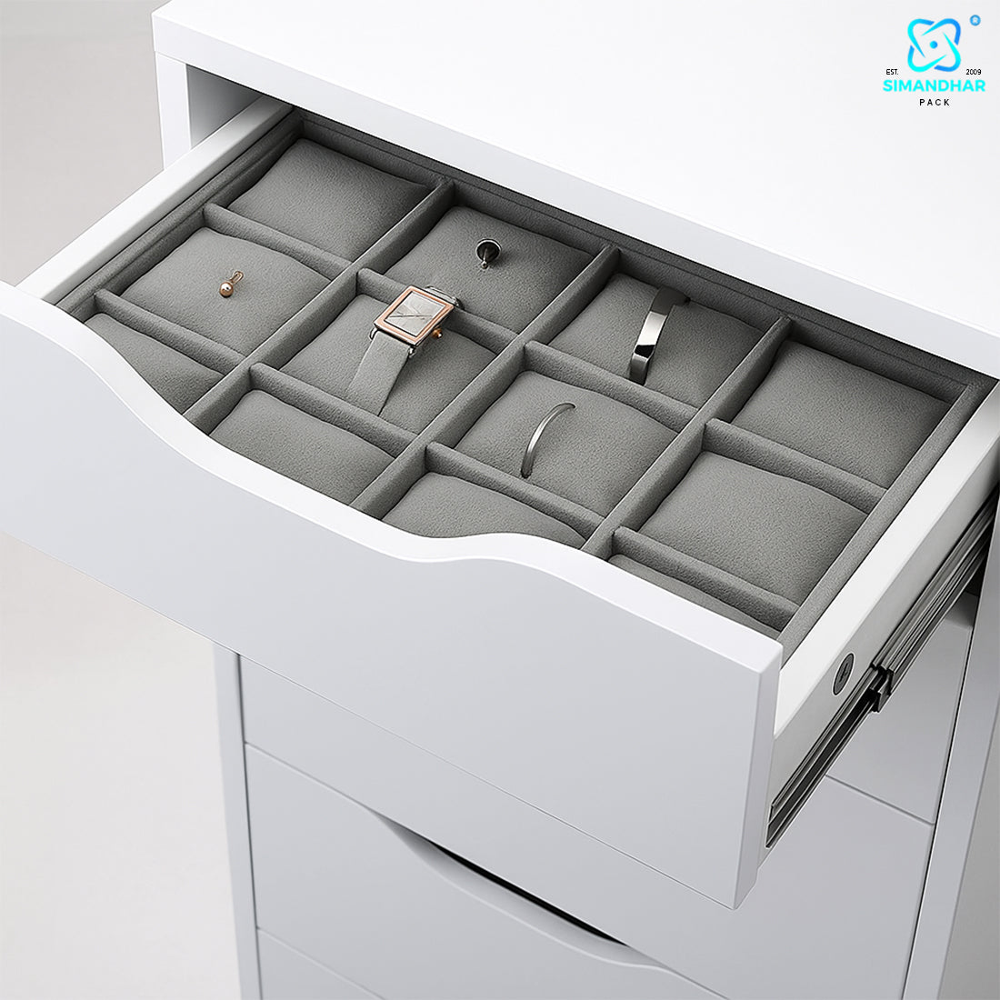 Premium Watch, Kada & Bracelet Cushion Tray for Jewellery Display