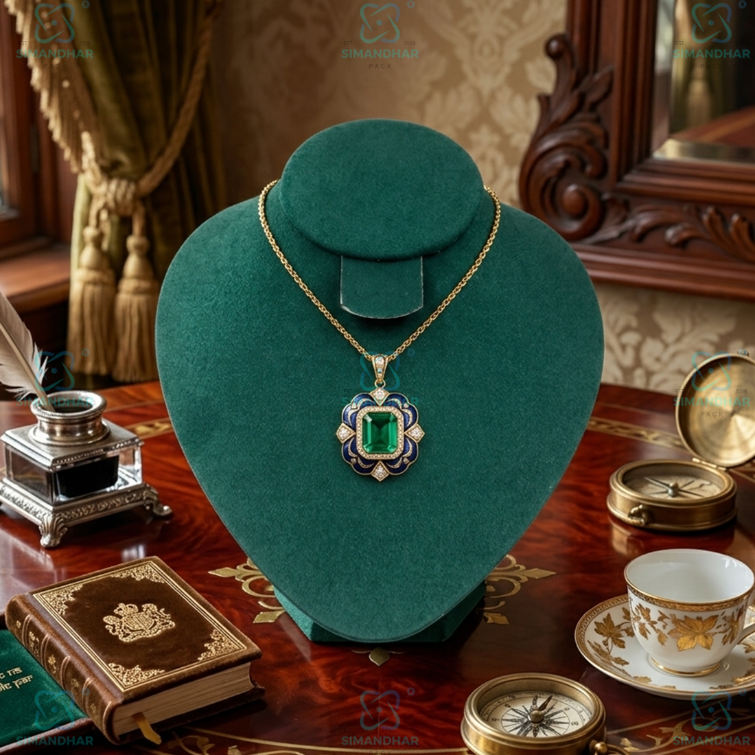 Velvet Jewellery Display Dummy for Necklaces & Pendants