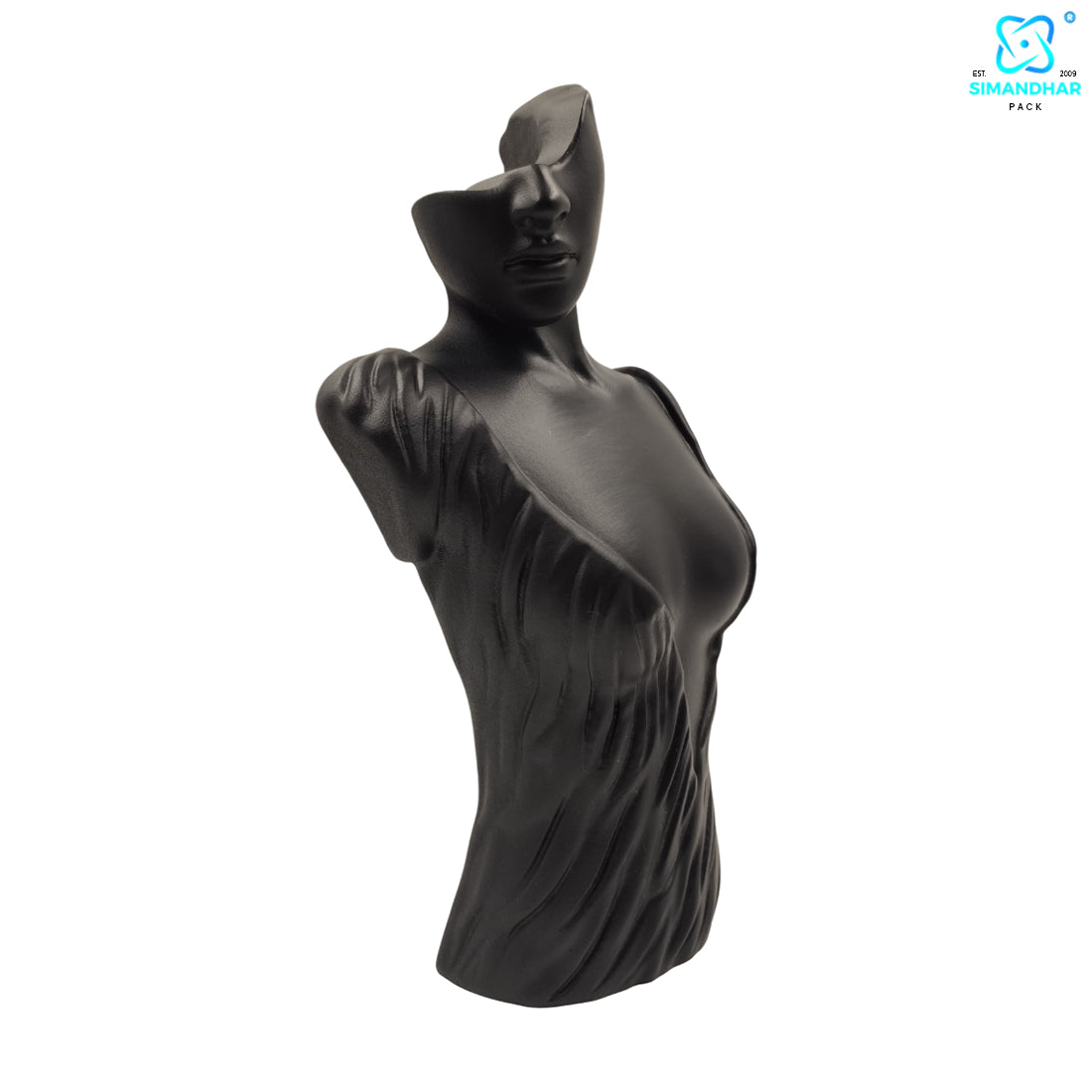 Mangalsutra Necklace Display Bust with Mannequin Face
