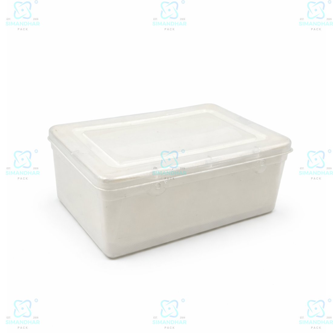 Multipurpose Plastic Jewellery Box with White Cushion Cotton Padding for Rings, Chains & Earrings