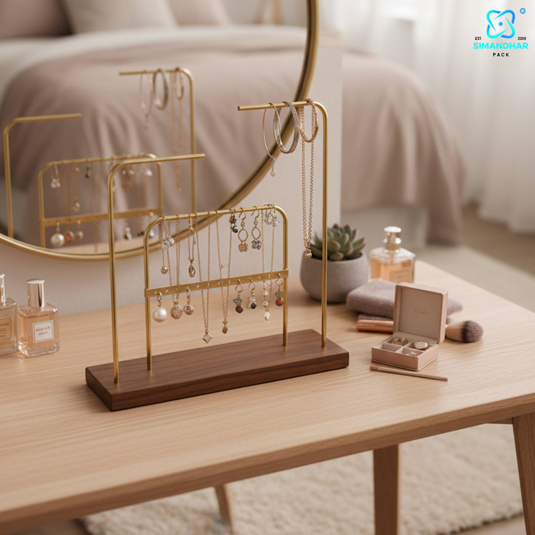 Premium Earrings Display Stand for Jewellery – Elegant Holder Organizer