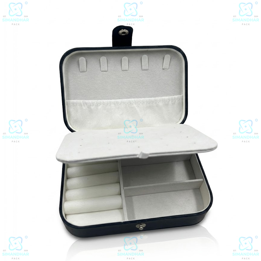 Jewellery Organizer Case for Rings, Earrings, Necklaces & Bracelets