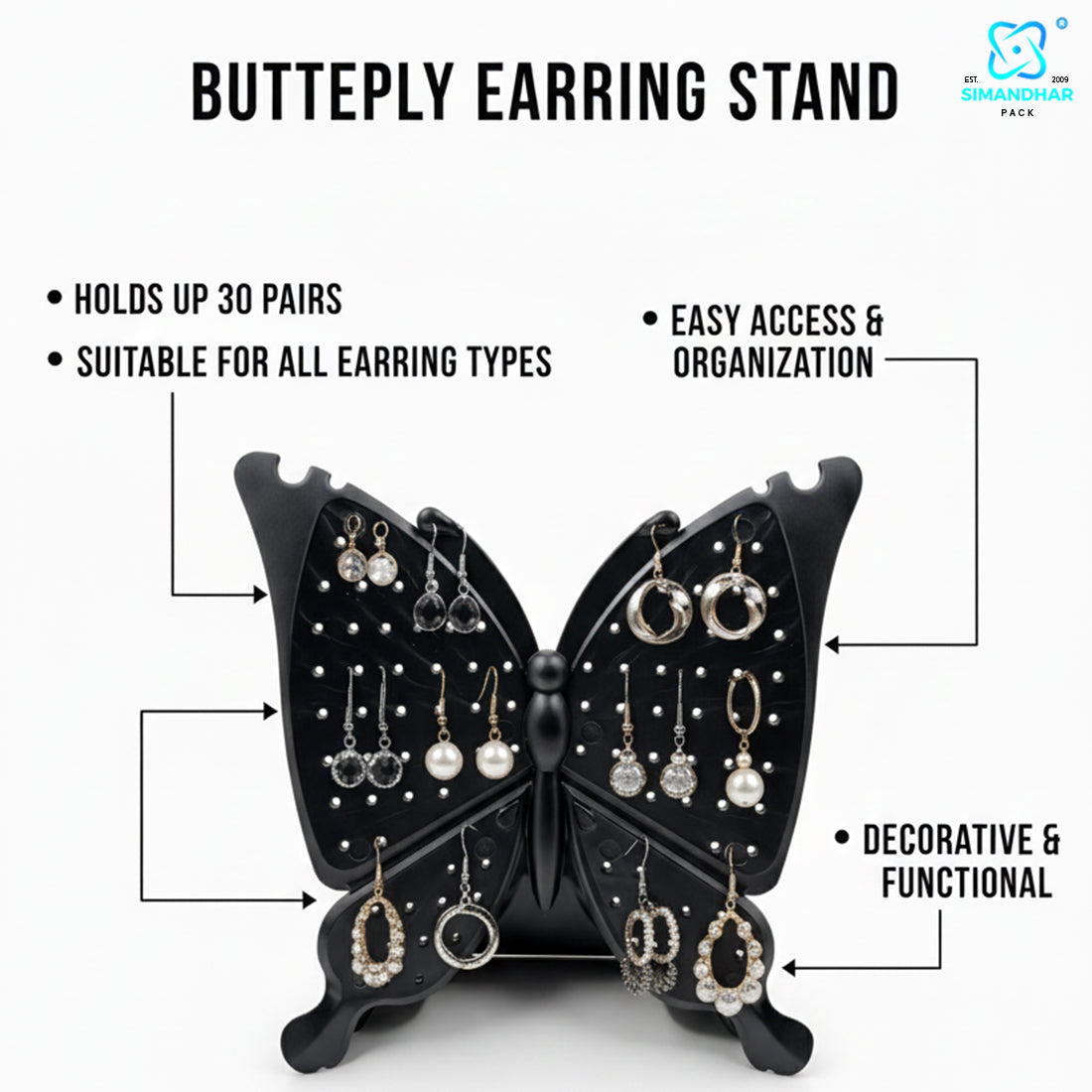 Premium Earring Display Stand for Jewellery Organization