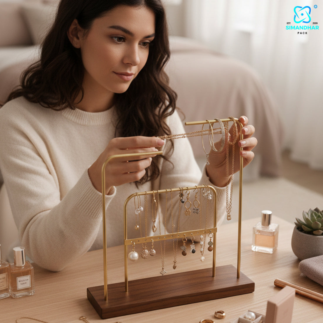Premium Earrings Display Stand for Jewellery – Elegant Holder Organizer