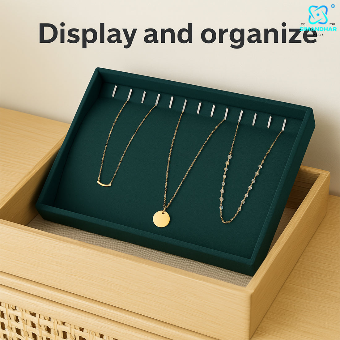 Compact chains Organizer Tray for chains Collection
