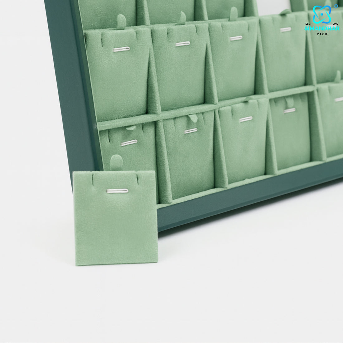 Premium Green Pendant Chain for Jewellery Tray & Necklace Storage