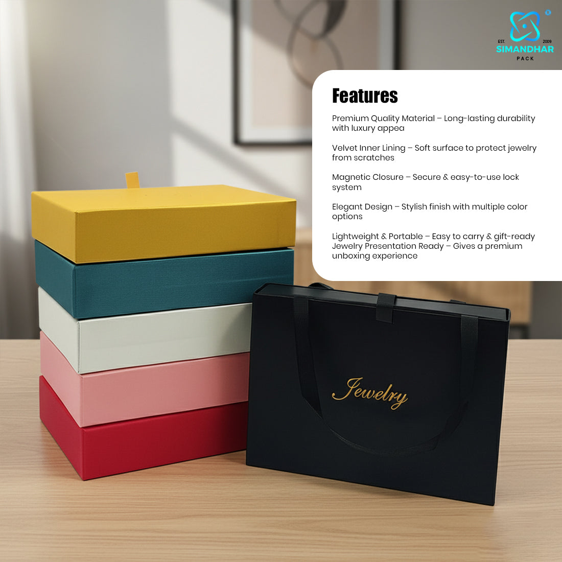 Fancy Paper Box for Jewellery Organizer – Stylish & Durable Storage