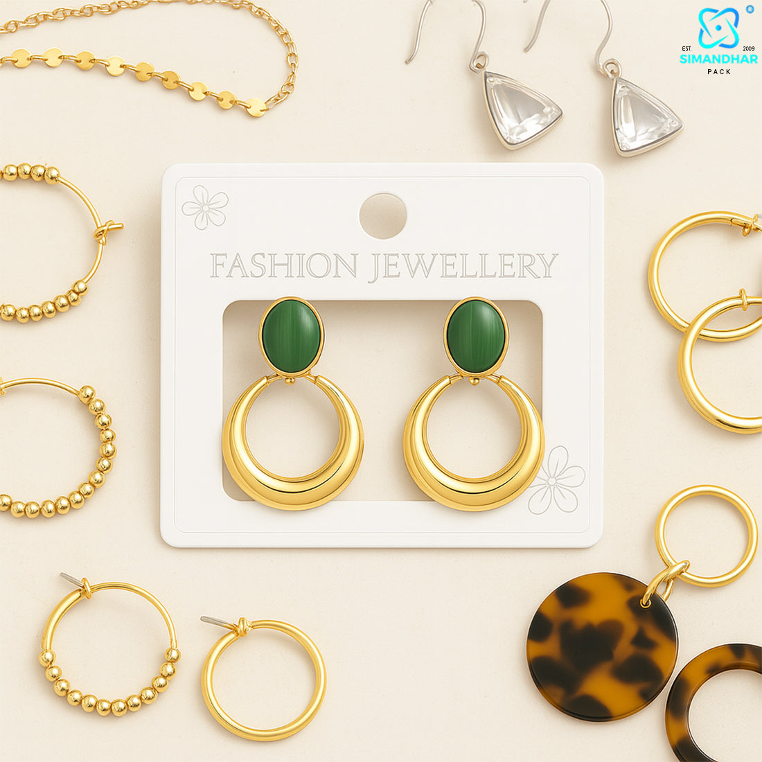 High-Quality Earring Display Cards for Studs – Premium Look