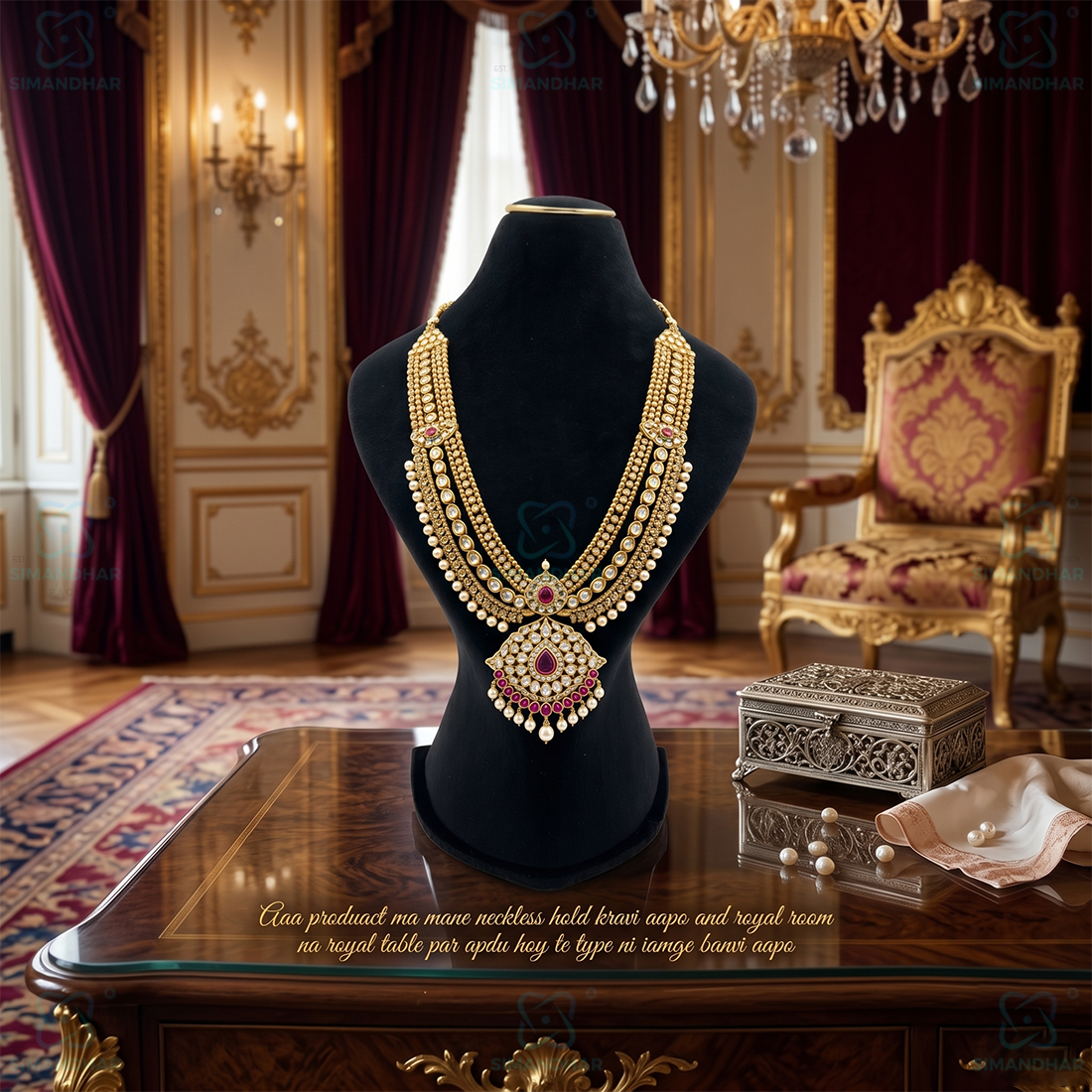 Designer Jewellery Dummy Stand for Showroom Display
