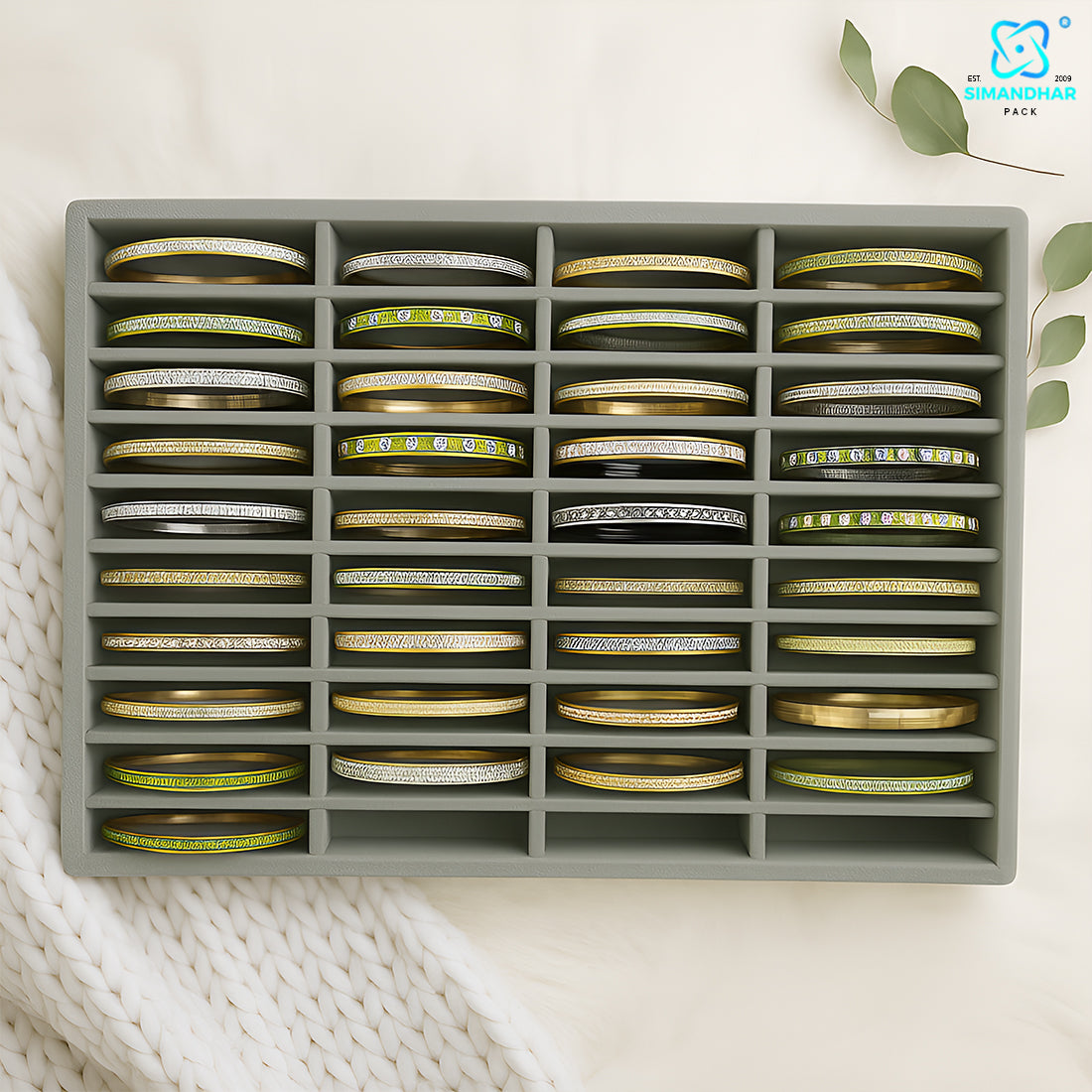 Bangles, Kada & Bracelet Organizer Tray – Premium Jewelry Storage
