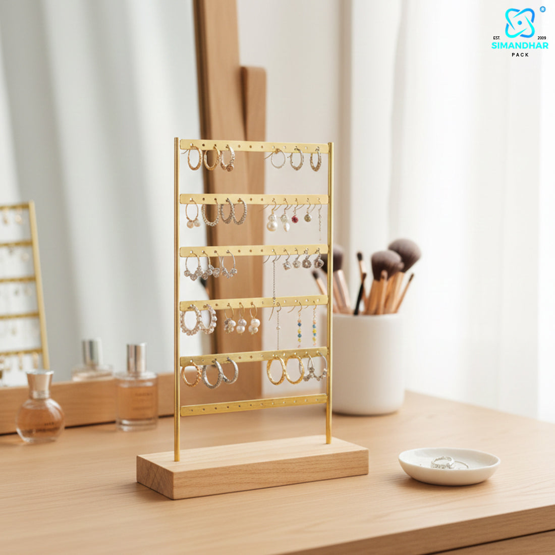 Professional Earrings Display Stand for Jewellery Showroom