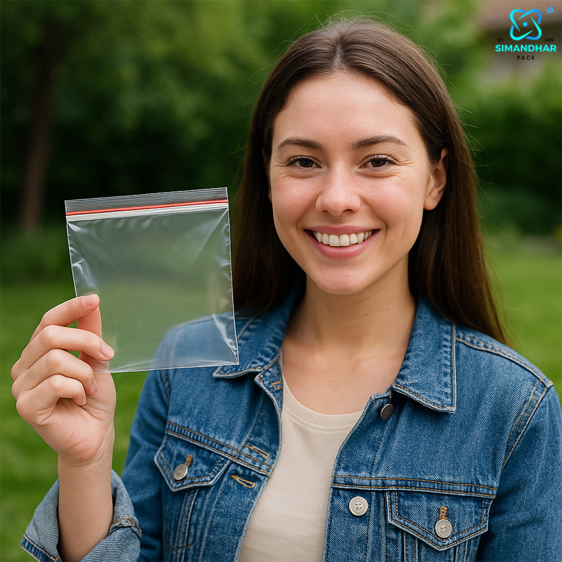 Transparent Zip Lock Bag for Food and Jewellery Packaging