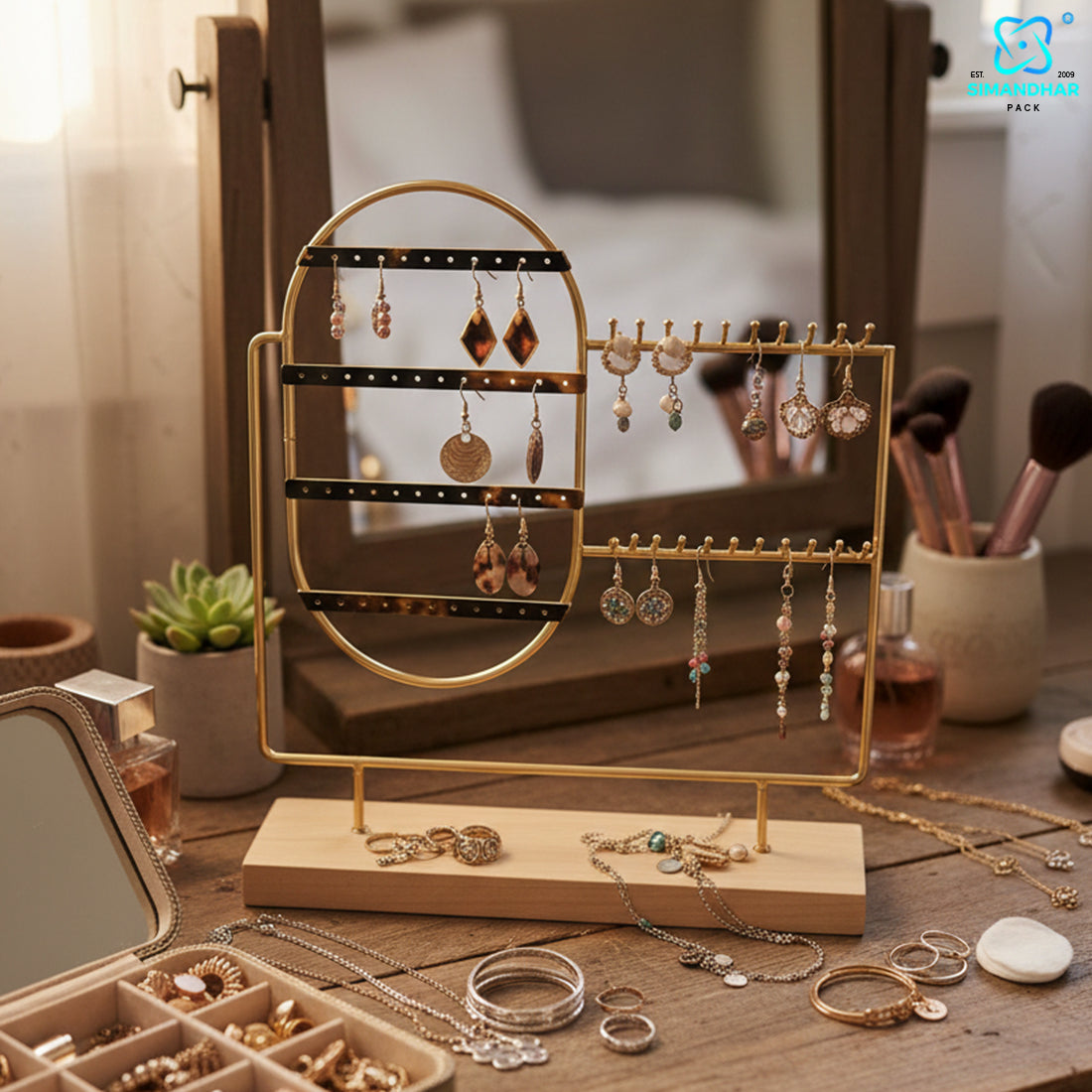 Stylish Jewellery Earrings Stand – Durable Display Organizer