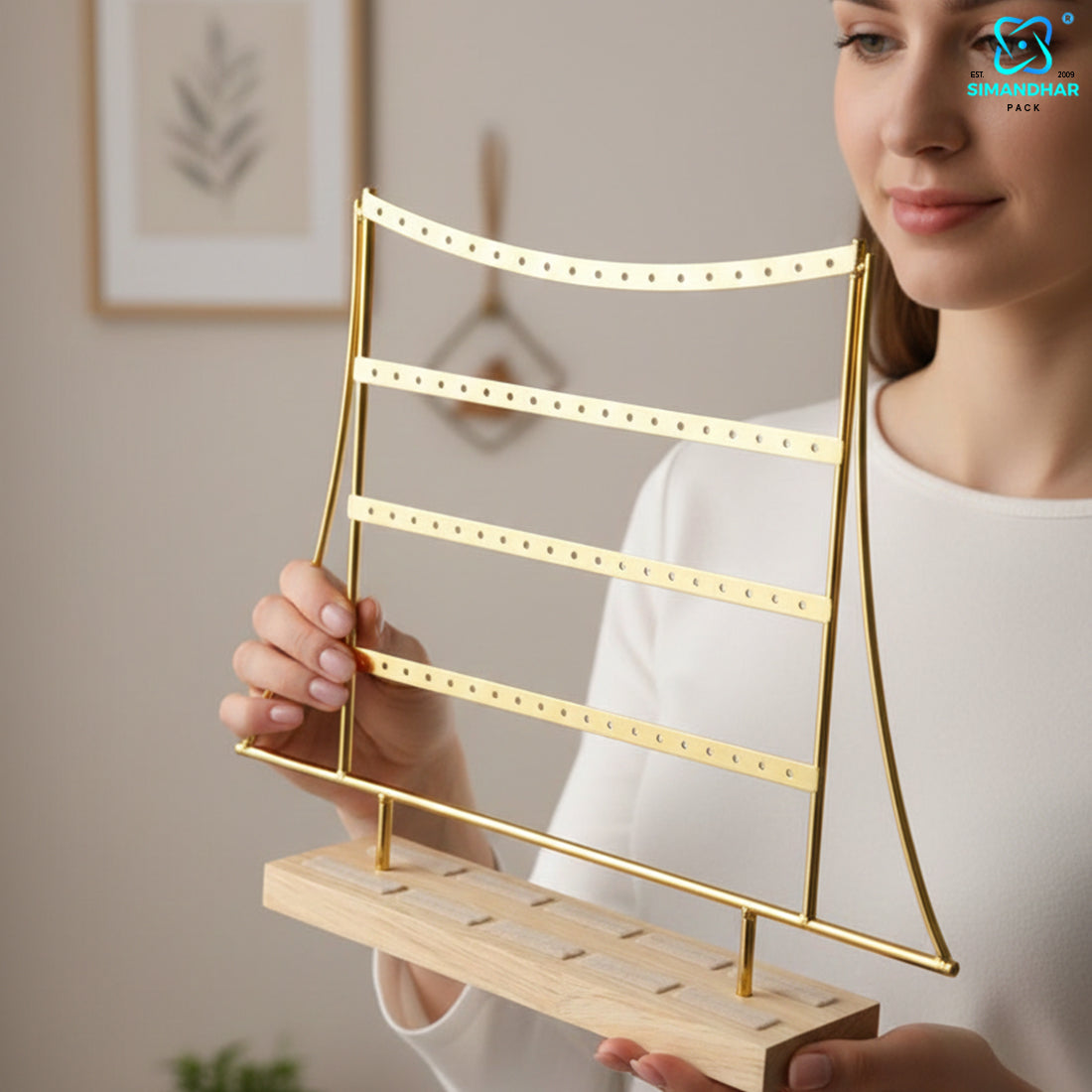 Jewellery Earrings Organizer Stand – Lightweight & Durable