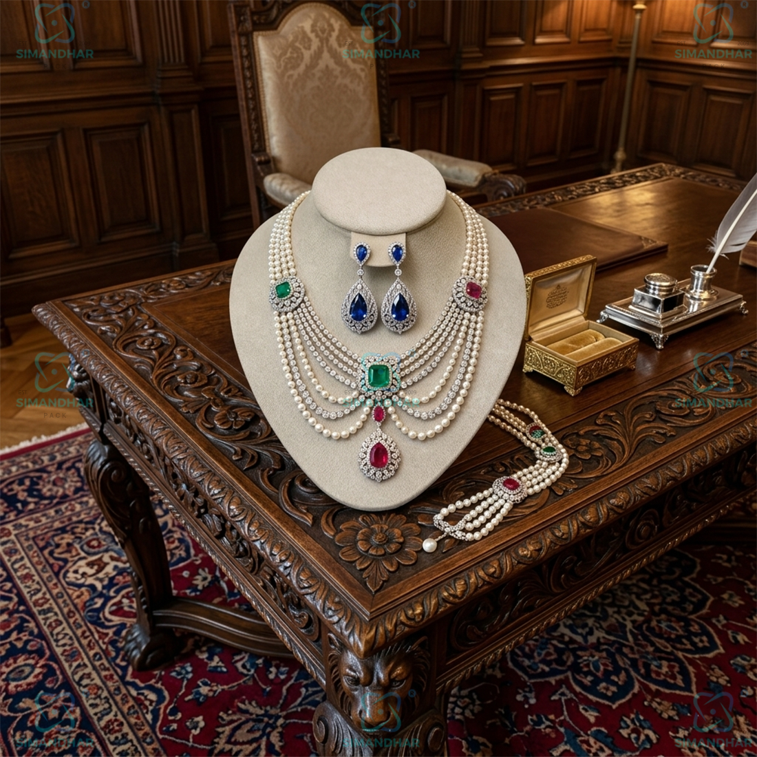 Jewellery Display Bust Stand for Necklace & Chain Presentation