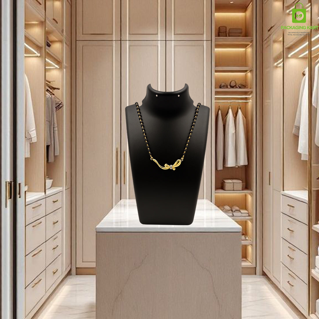 Elegant Plastic Jewellery Display Bust – Premium Stand for Showcasing Neckpieces (Copy)