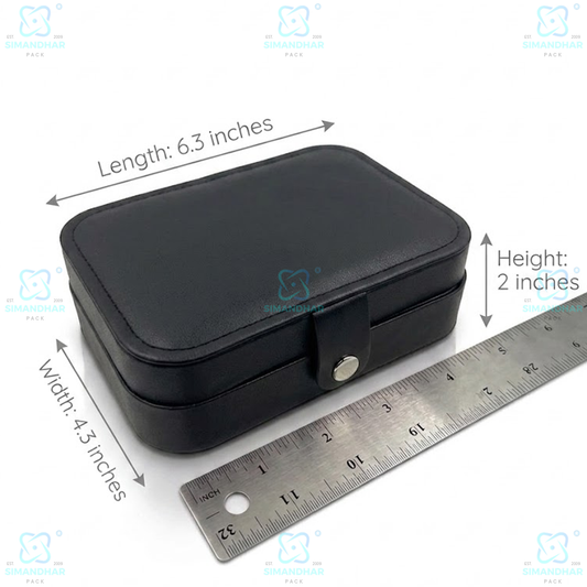 Jewellery Organizer Case for Rings, Earrings, Necklaces & Bracelets