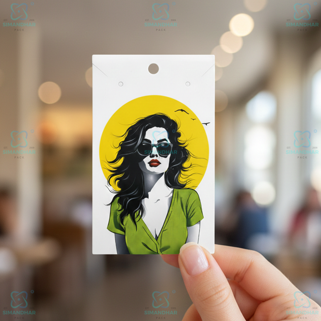 Baby Chain Packing Card for Jewellery | Pendant Necklace Display Card