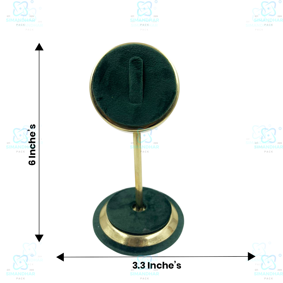 Premium Velvet Ring Stand for Jewellery Display – Elegant & Soft Finish