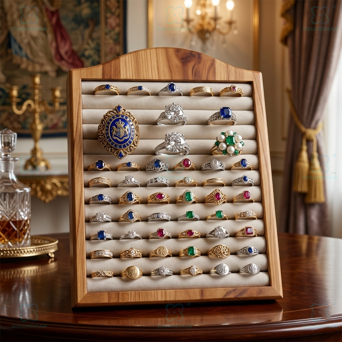 Premium Earring & Ring Display Stand for Jewellery – Elegant Organizer