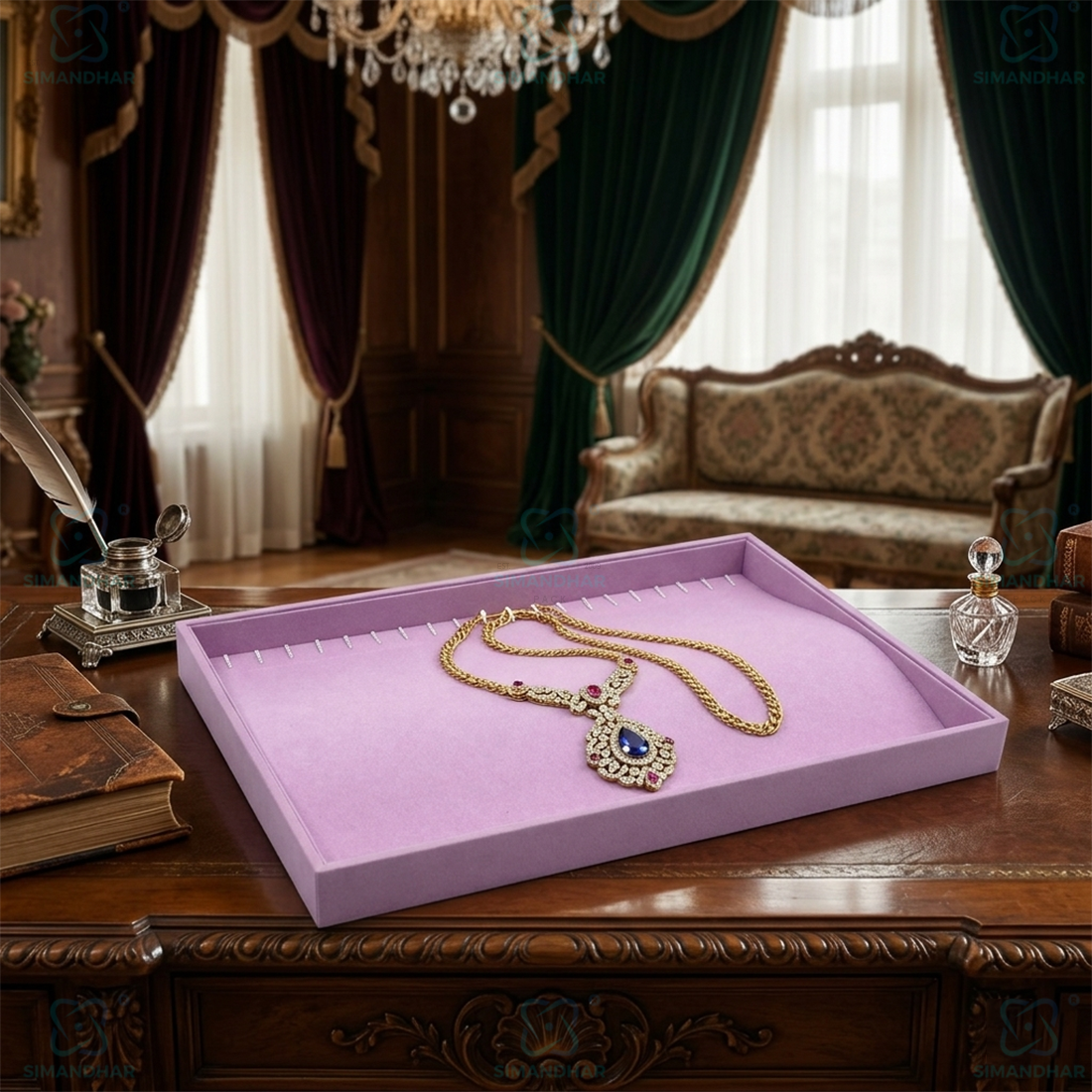 Jewellery Chain Display Tray – Stylish Necklace Organizer