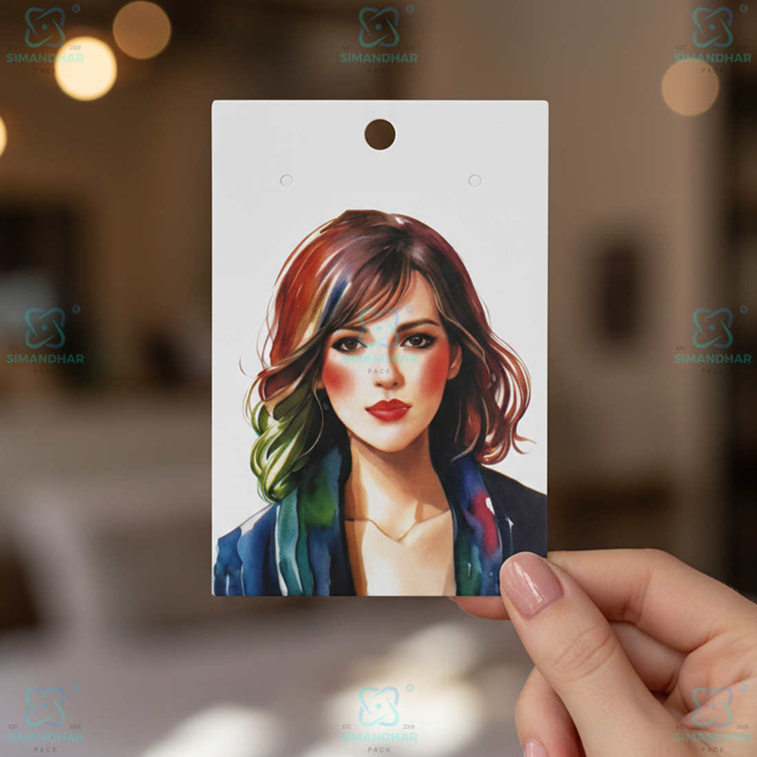 Baby Chain Jewellery Card | Premium Pendant Packing Display Card