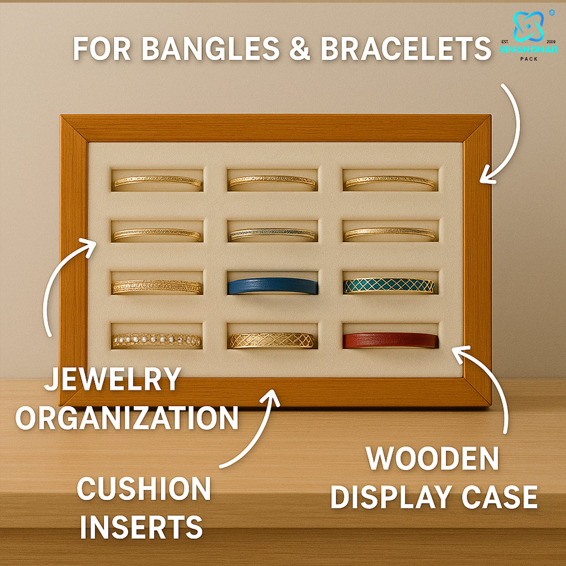 Premium Velvet Bracelet & Kada Box – Elegant Jewellery Packaging Regular price
