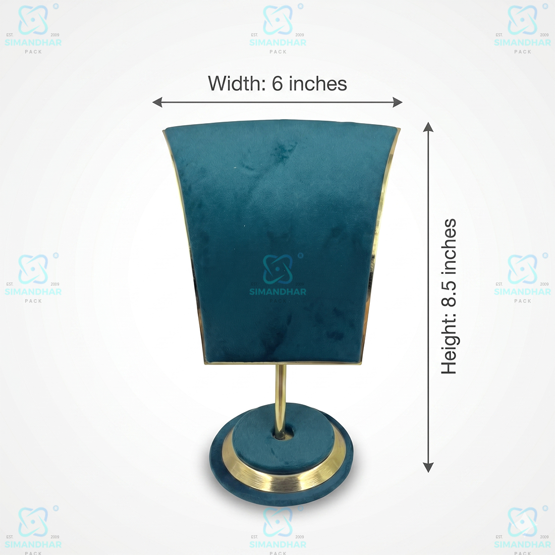Premium Quality Velvet Jewellery Display Bust for Chains & Necklaces
