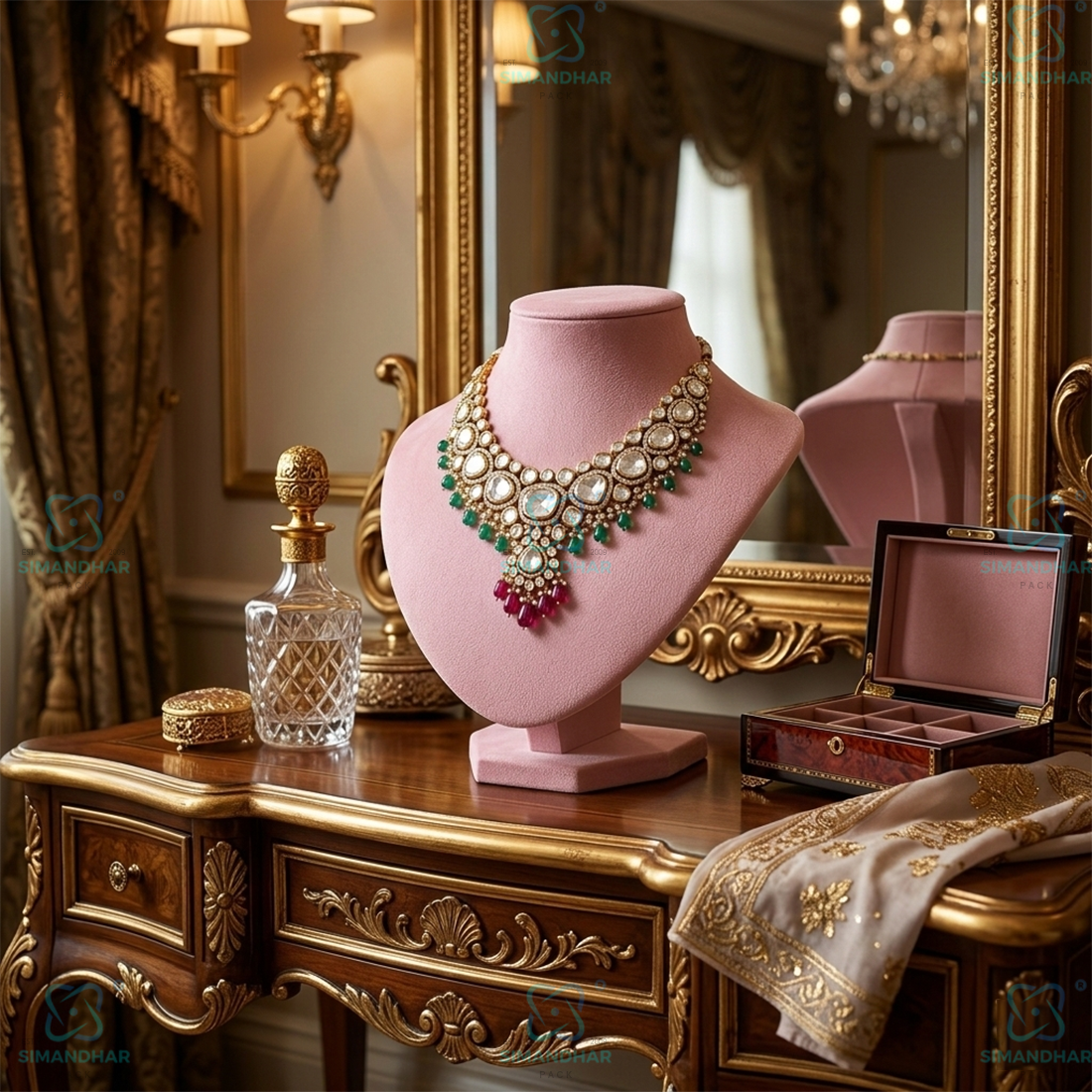 Premium Jewellery Display Statue Stand for Necklace & Pendant