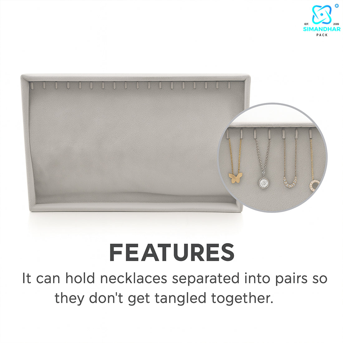 Compact chains Organizer Tray for chains Collection