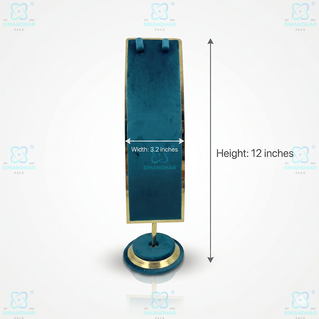 Luxury Velvet Jewellery Bust Stand for Necklace and Pendant Collection