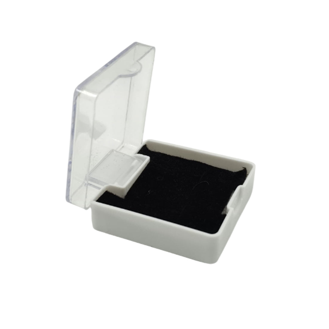 Stylish Blue Velvet Plastic Jewellery Box – Mangalsutra & Earrings Organizer
