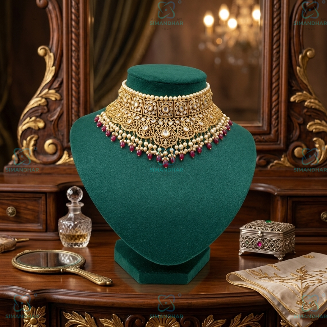 Premium Jewellery Display Statue Stand for Necklace & Pendant