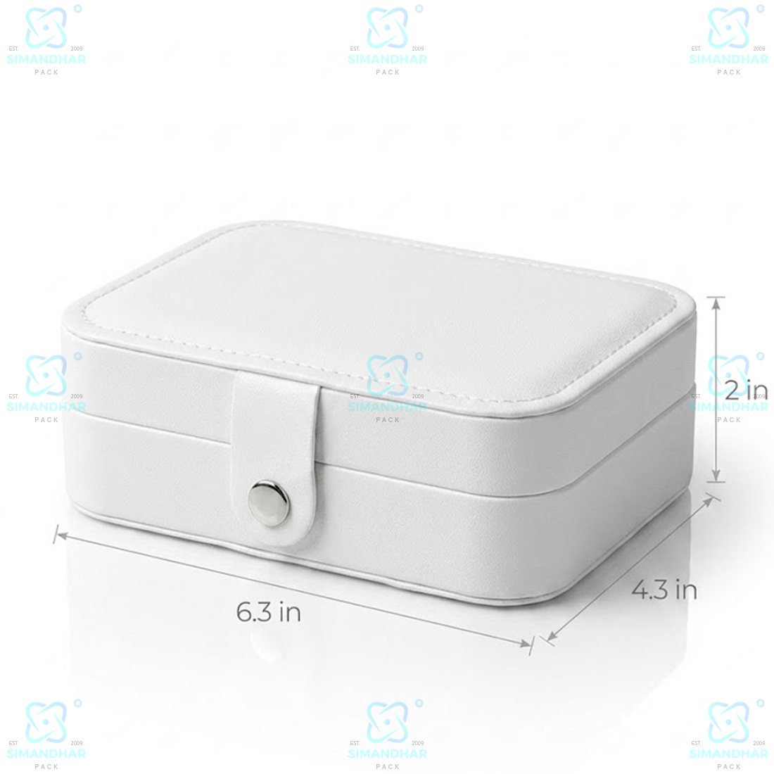 Jewellery Organizer Case for Rings, Earrings, Necklaces & Bracelets