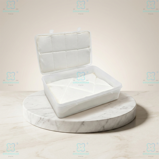 Compact Plastic Jewellery Organizer with Cushion Cotton Padding – Anti Tarnish Storage Box