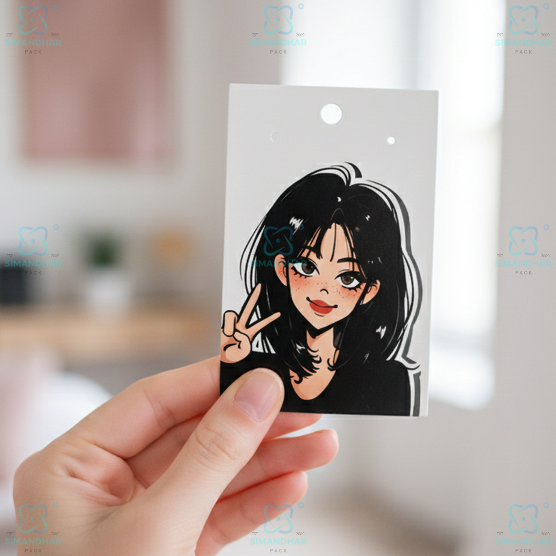 Premium Baby Chain Pendant Card | Jewellery Packing Display Card for Necklace & Chain