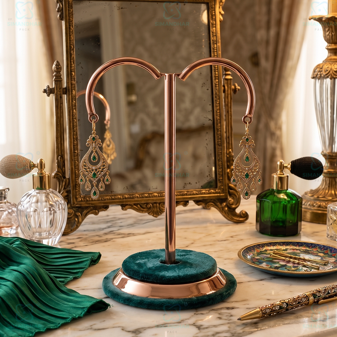 Stylish Single Earring Holder Stand for Jewellery Display