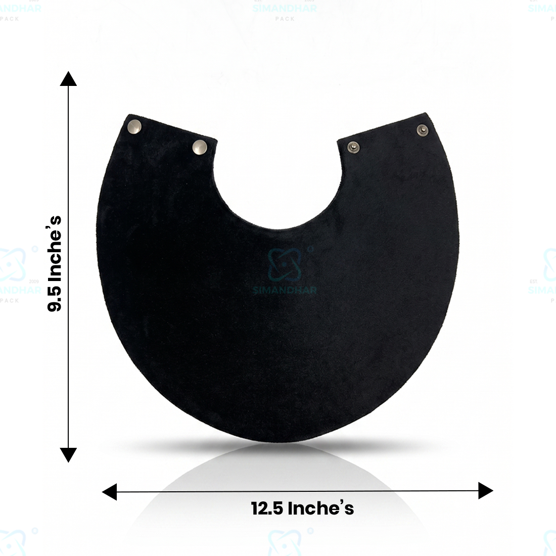 Premium Quality Leather Velvet Foldable Necklace Statue for Jewellery Display | Elegant Necklace Stand