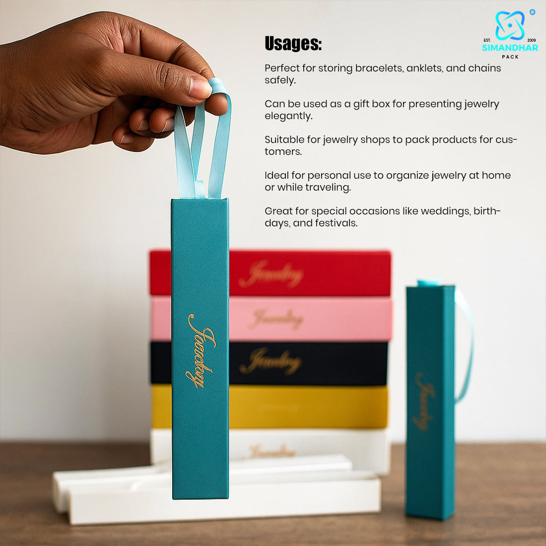 Fancy Paper Box for Jewellery Organizer – Stylish & Durable Storage
