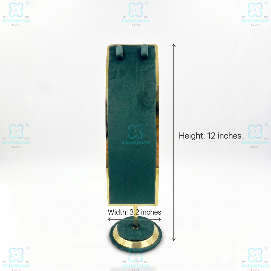 Luxury Velvet Jewellery Bust Stand for Necklace and Pendant Collection