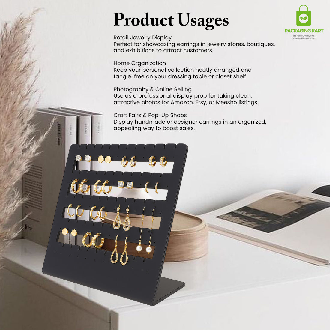 Elegant Earring Stand – Stylish Jewelry Organizer & Display Holder