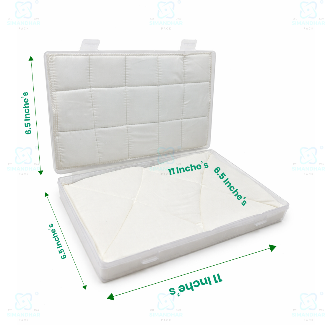 Compact Plastic Jewellery Organizer with Cushion Cotton Padding – Anti Tarnish Storage Box