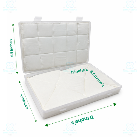 Compact Plastic Jewellery Organizer with Cushion Cotton Padding – Anti Tarnish Storage Box