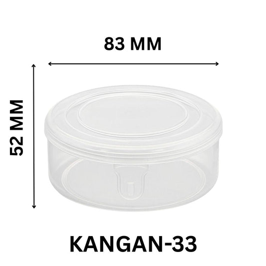 Stylish Round Shape Plastic Bangles Holder Box for Women & Girls