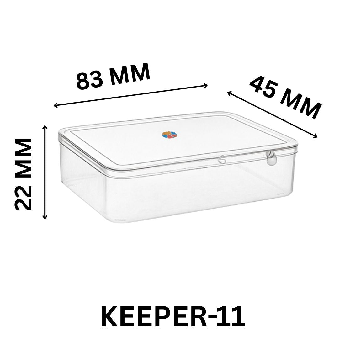 Premium Square Shape Plastic Jewellery Packaging Box for Storage