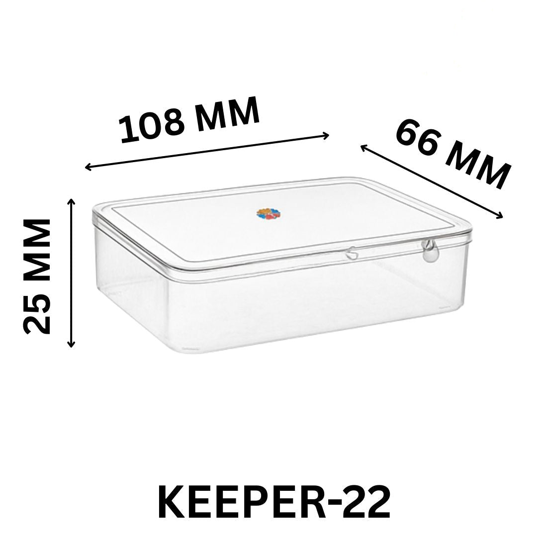 Durable Square Shape Plastic Box for Jewellery Packaging & Storage