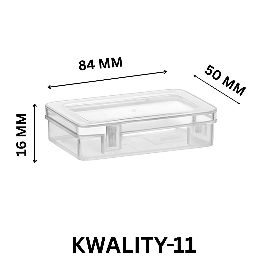 Premium Square Plastic Jewellery Box – Perfect for Ring & Earring Storage